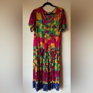 Vtg. Globe‎ Trotter 100% Dress size Large